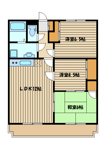 クリアビューパレスの間取り