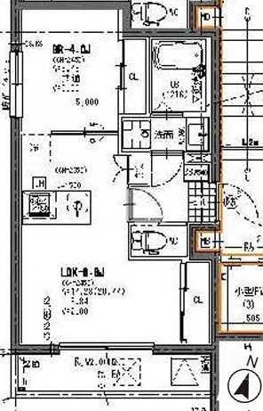 西宮市郷免町のマンションの間取り