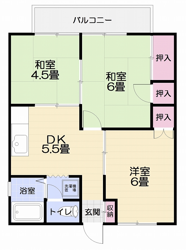 グレース芦名の間取り