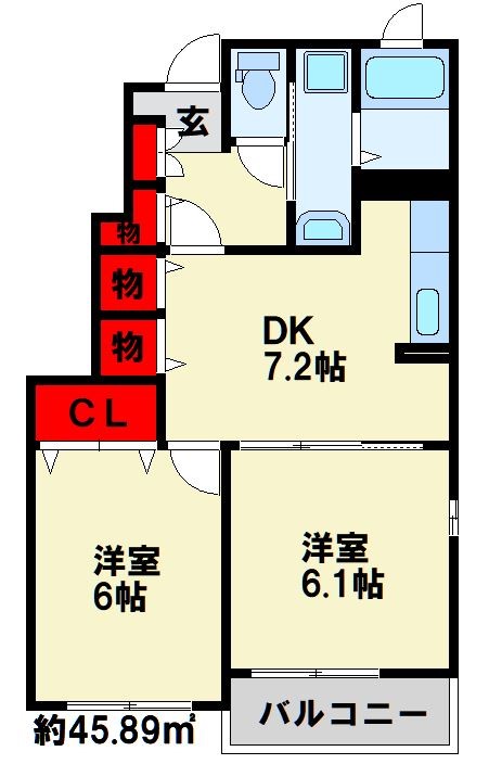 パークアベニューIIの間取り