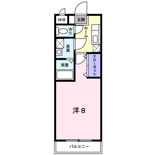 ピュア　セルト森尾の間取り