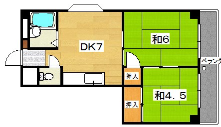 M’プラザ津田駅前弐番館の間取り