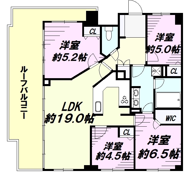 八王子市千人町のマンションの間取り