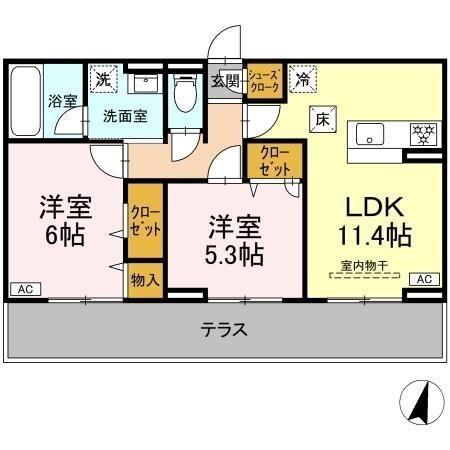 （仮称）D-ROOM豊四季の間取り