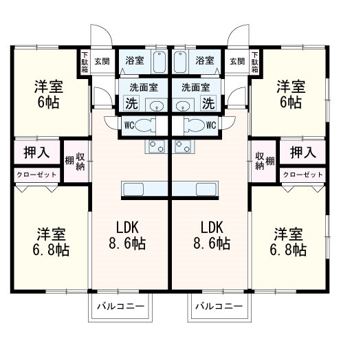 メゾン暁の間取り