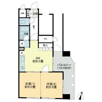 朝日プラザ五橋３の間取り