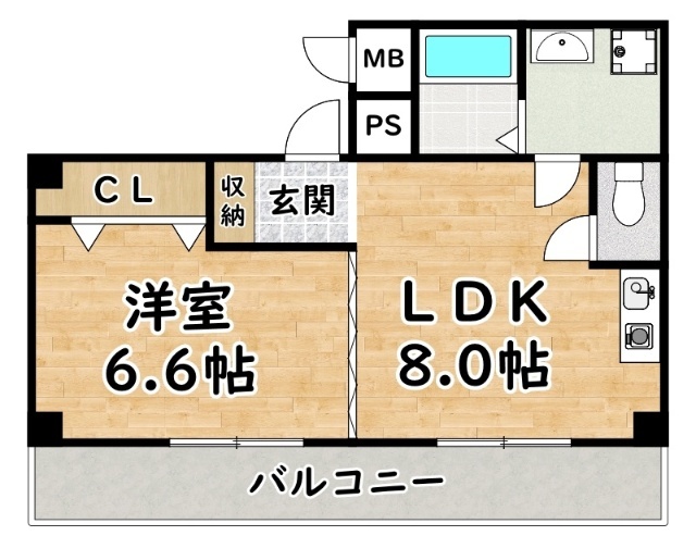 ヴィラージュの間取り