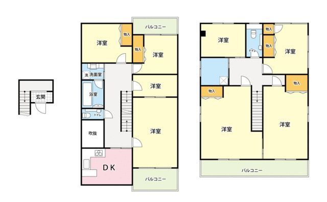 横浜市鶴見区潮田町のマンションの間取り