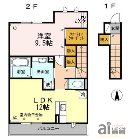 Solana学園西町の間取り