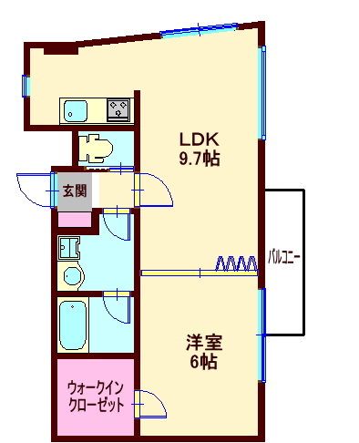 コリーヌ南馬込の間取り