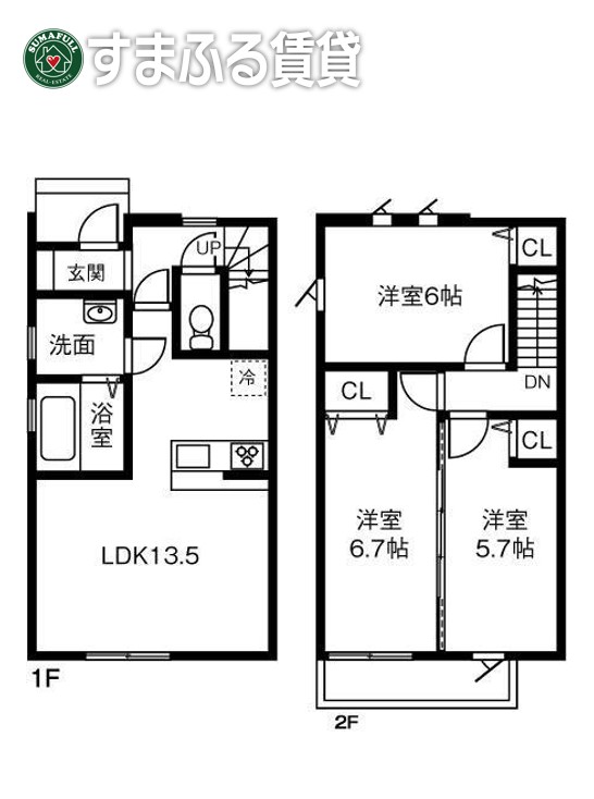 Maisonette　First　9の間取り