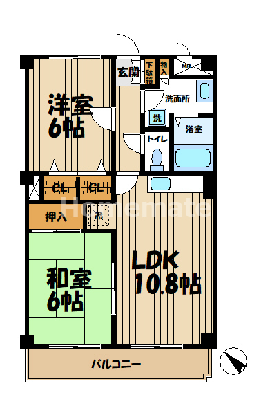 パレ・ドール港南台の間取り