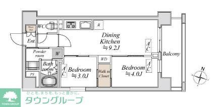 ＬｉｖｅＣａｓａ日暮里ＥＡＳＴの間取り