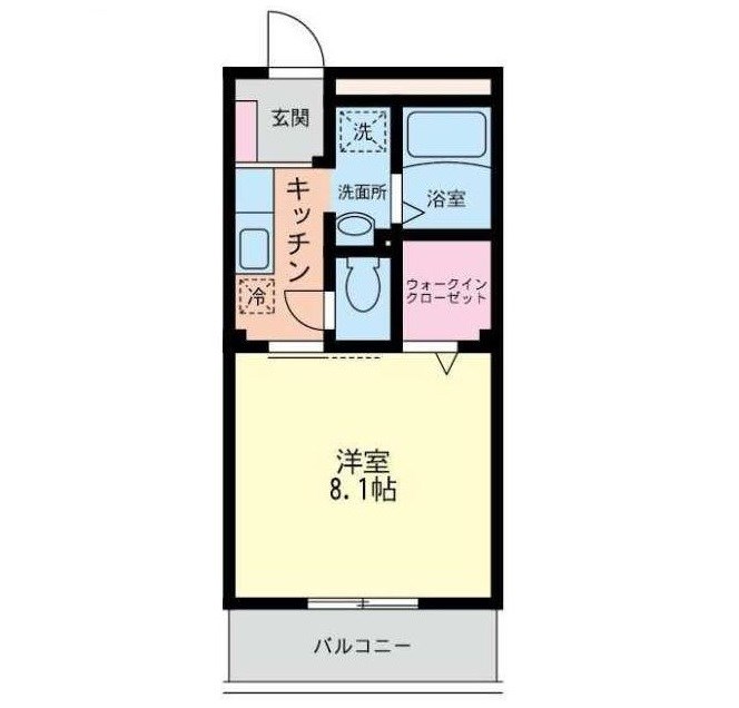 茅ヶ崎市南湖のマンションの間取り