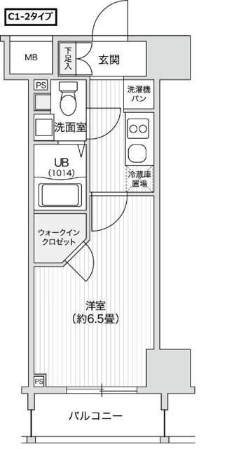 レジディア笹塚IIの間取り