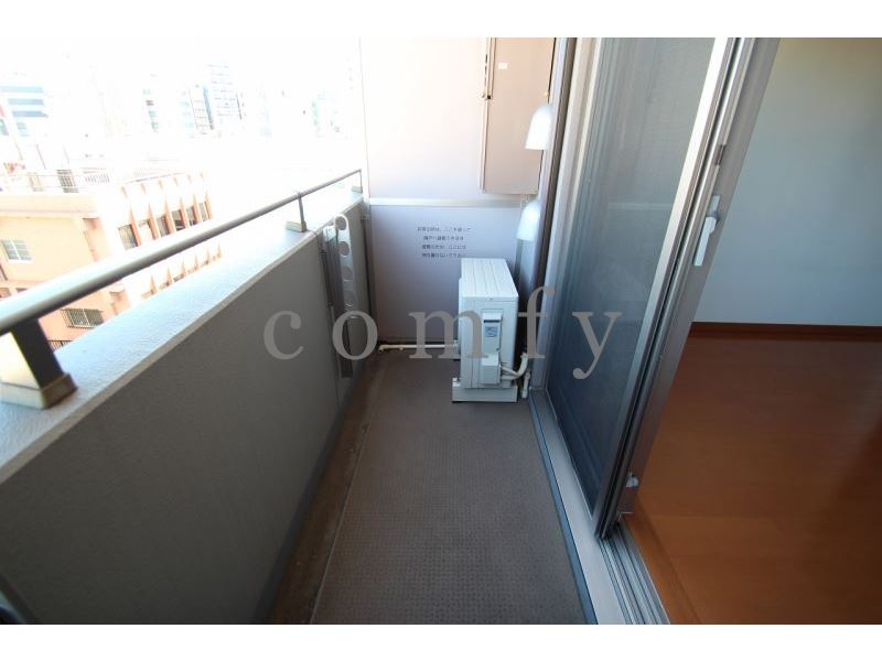 バルコニー　東向きのバルコニー