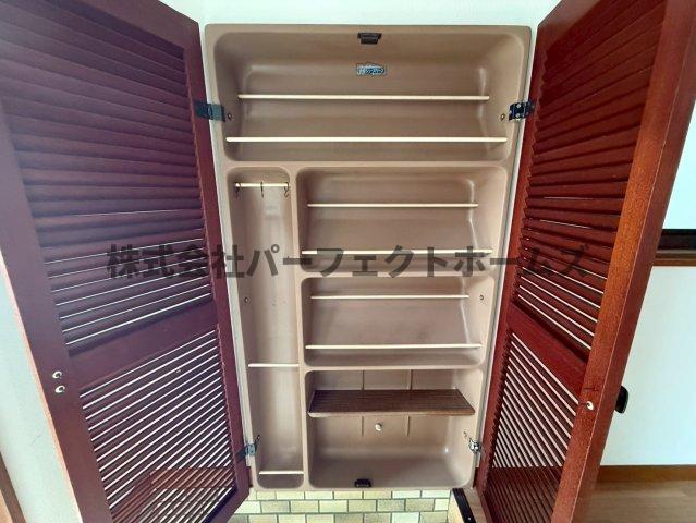収納　ちょっとした収納スペースも充実しています