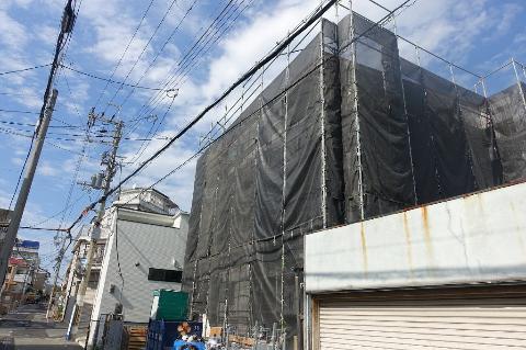 トイレ　建築中