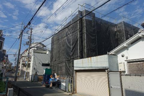 キッチン　建築中