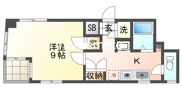 東急大井町線 北千束駅 徒歩4分 4階建 築10年の間取り写真