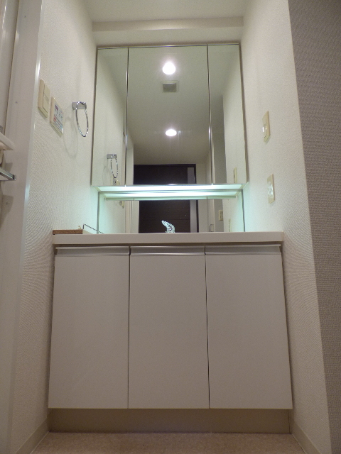 洗面設備　※同タイプ別階の画像です