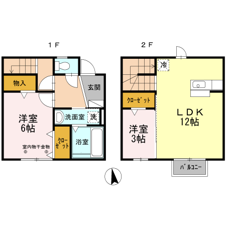 コンチェルトの間取り