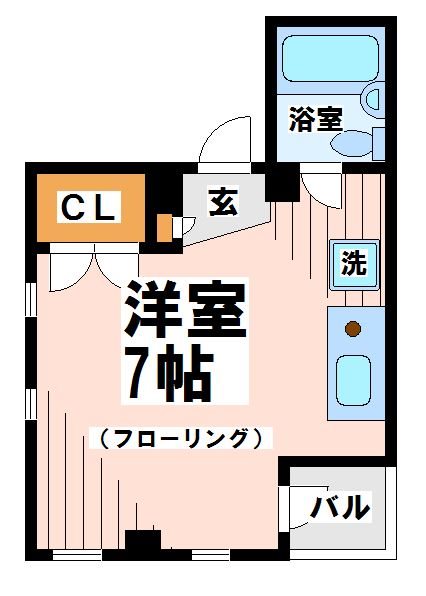 杉並区上高井戸のマンションの間取り