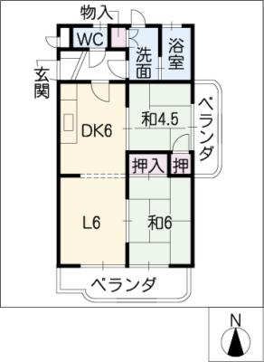 グリーンハイツ新栄の間取り