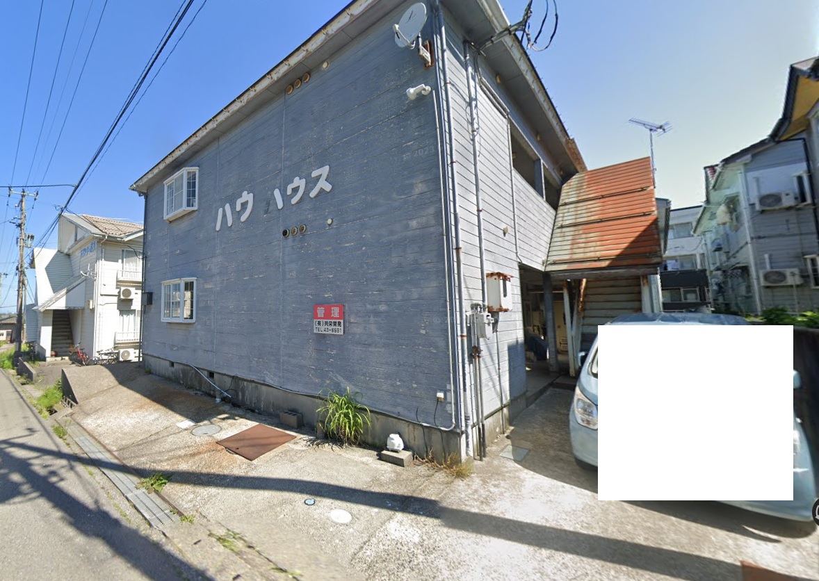 新潟県胎内市つつじが丘下315-205バウハウスの建物外観