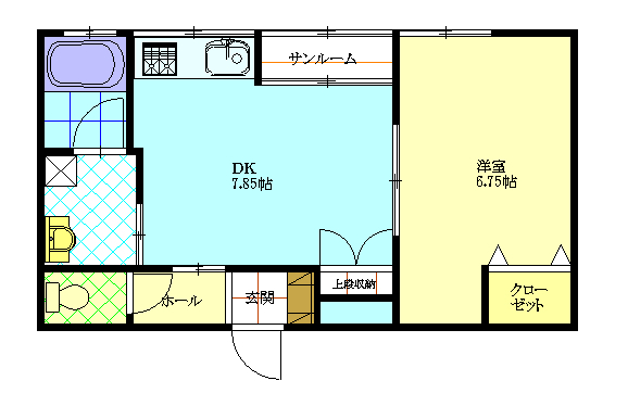 コーポノーブルの間取り