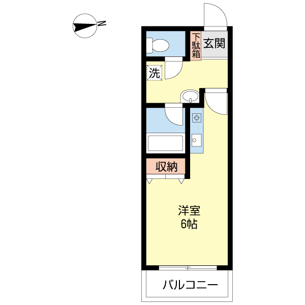 ウイング成田西の間取り