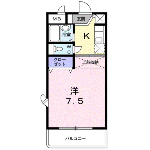 エクセレント　由布の間取り