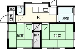 相模町３丁目貸家の間取り