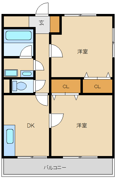 鷺沼タバタマンションの間取り