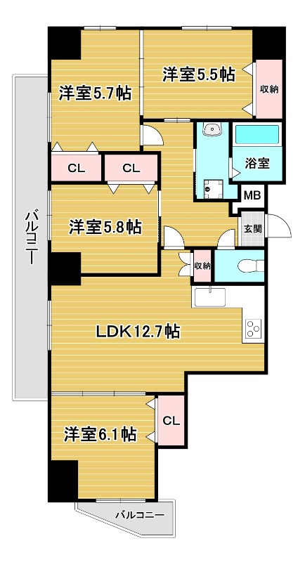 ル・シエルの間取り