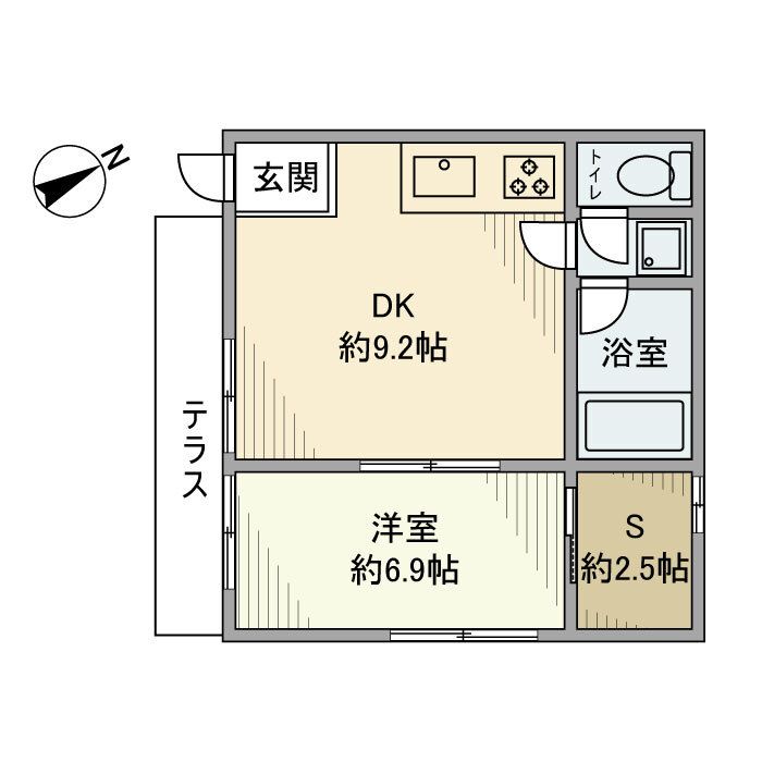 戸越戸建の間取り