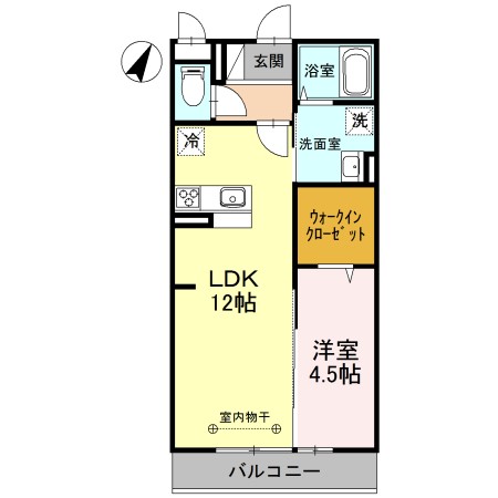 アンクレージュの間取り