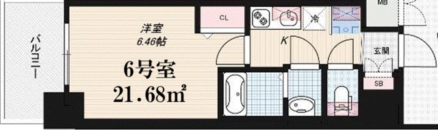 住之江公園レジデンスの間取り