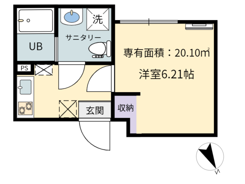 門川新築アパートの間取り