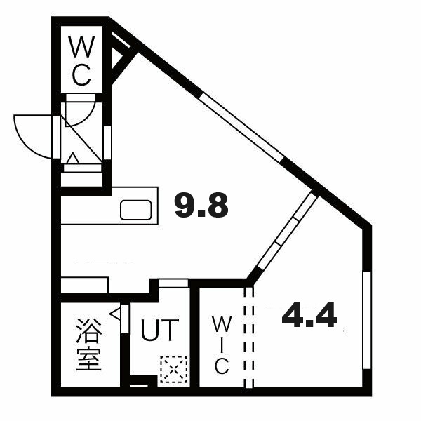 【エアフォルク新さっぽろの間取り】