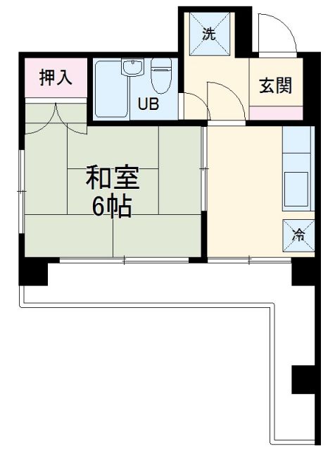 名古屋市北区清水のマンションの間取り