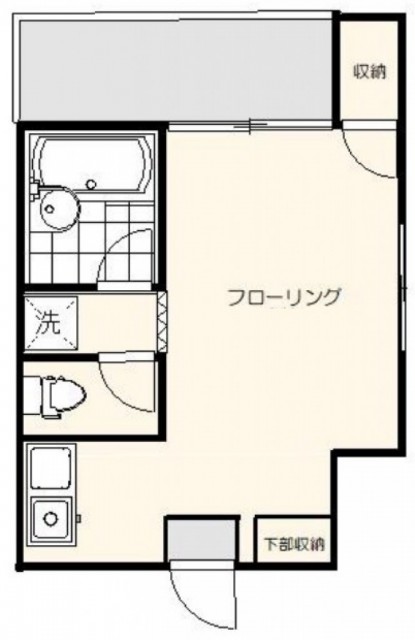 品川区戸越のマンションの間取り