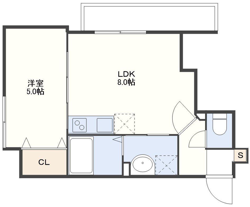 クラージュ岩見の間取り