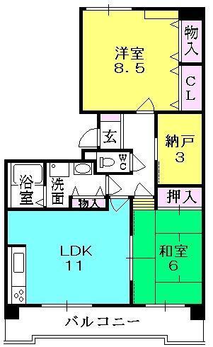 ブラーヴァ夙川の間取り