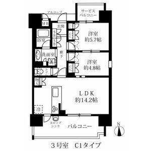 グランパセオ名駅那古野の間取り