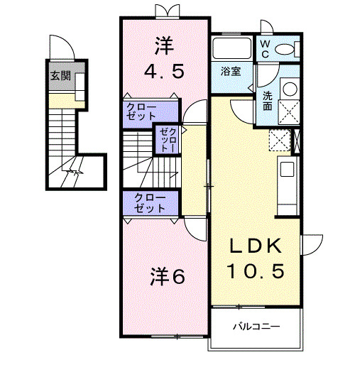 ラフィネ　II番館の間取り