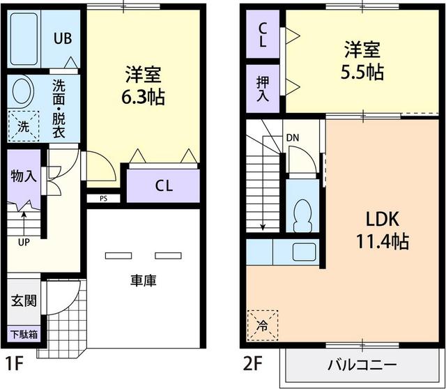 Fiore IIAの間取り