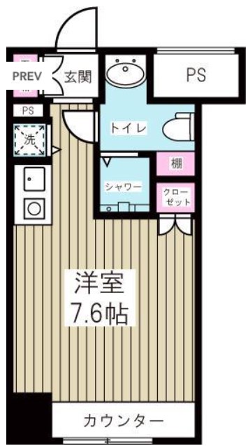 浦安市当代島のマンションの間取り