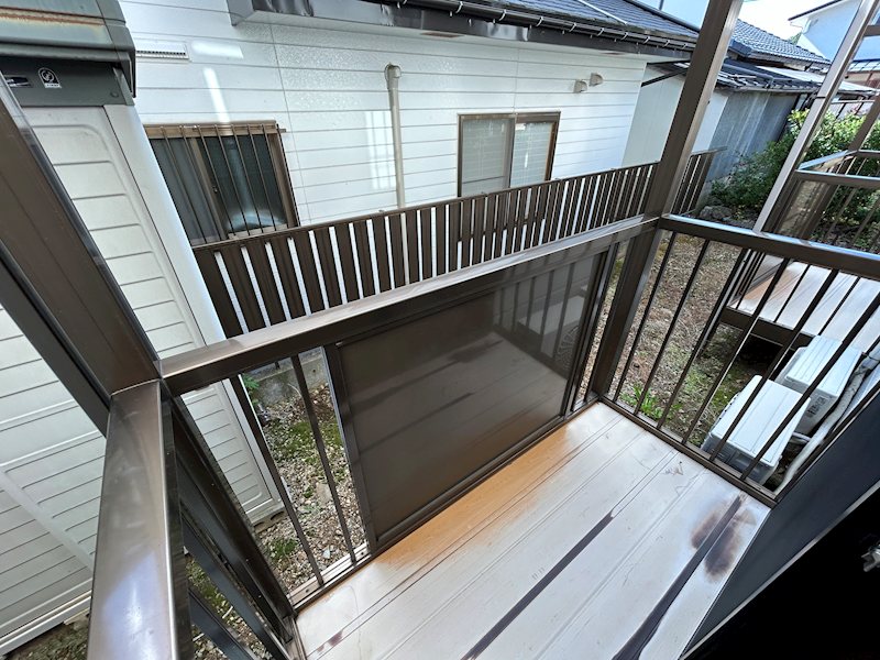 バルコニー　※写真は102号室です
