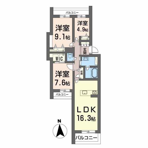 表参道グレイスＫの間取り